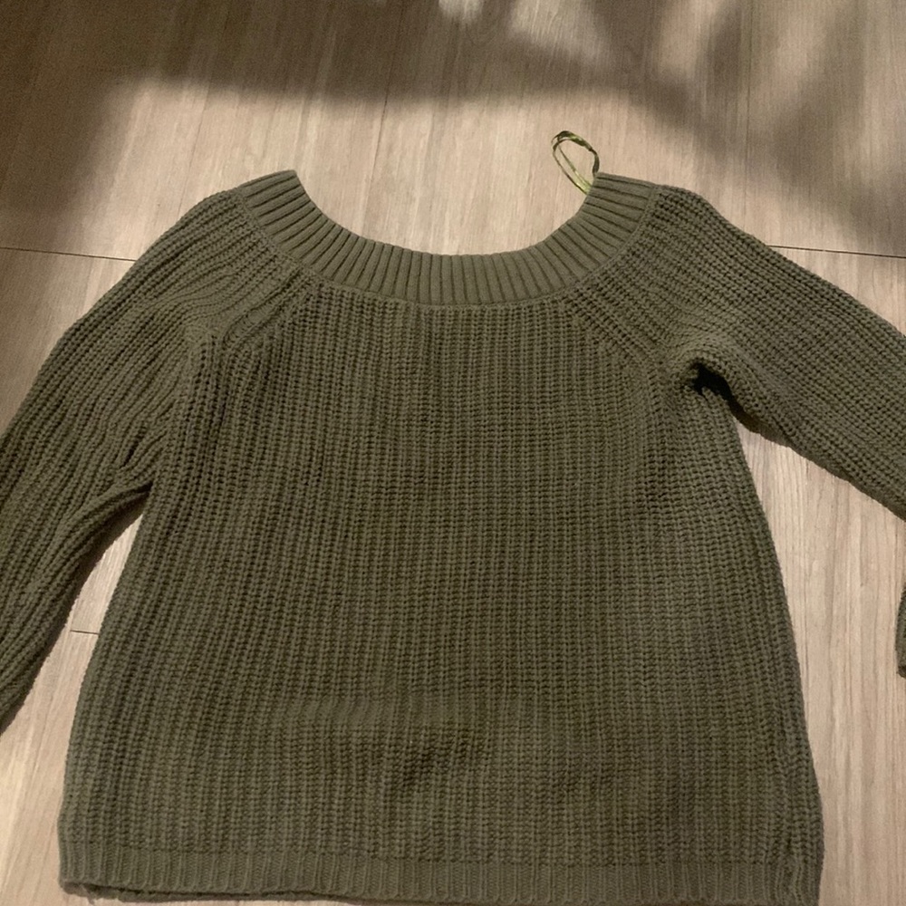 Off the shoulder sweater